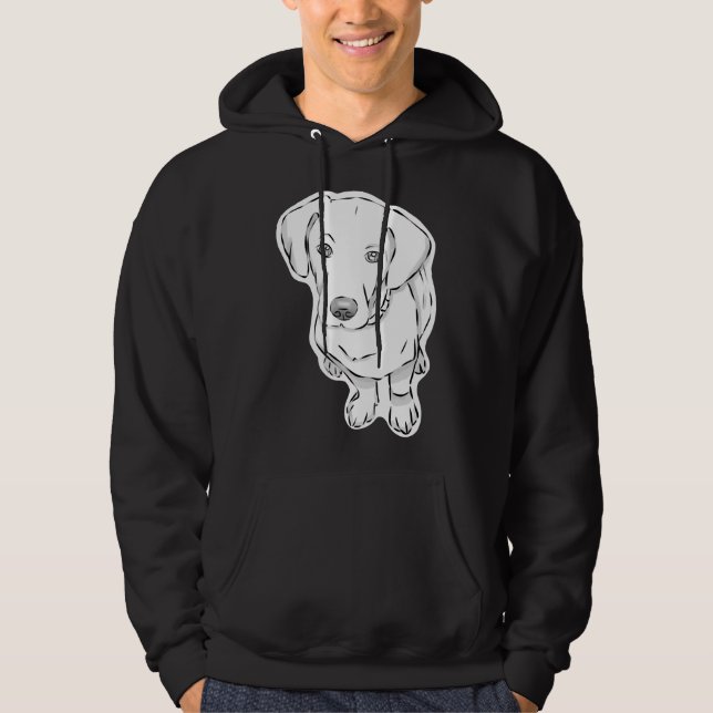 Lab Puppy    Hoodie (Front)