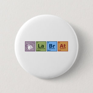Lab Rat 6 Cm Round Badge