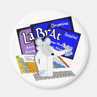 Lab Rat Spelled with Elements from Periodic Table