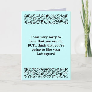 Lab Report Get Well Card