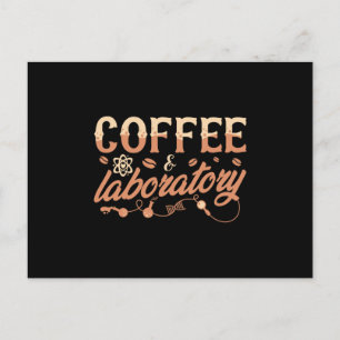 Lab Tech Chemist Coffee & Laboratory Technician Postcard