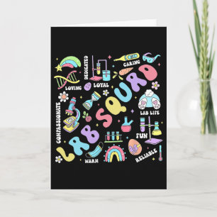 Lab Tech Easter Scientist Teacher Laboratory Lab S Card