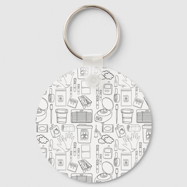 Lab Tech Key Ring (Front)