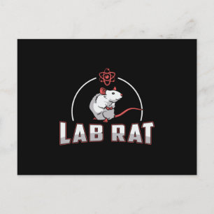 Lab Tech Lab Rat Laboratory Science Technician Postcard