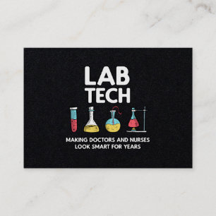 Lab Tech Laboratory Business Card