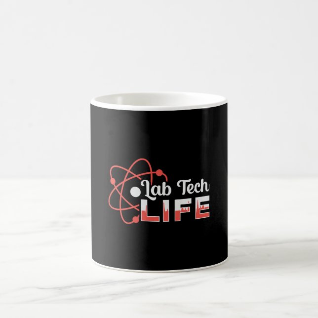Lab Tech Life Laboratory Science Technician Gift Coffee Mug (Center)