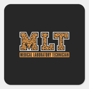 Lab Tech MLT Medical Laboratory Technician Chemist Square Sticker