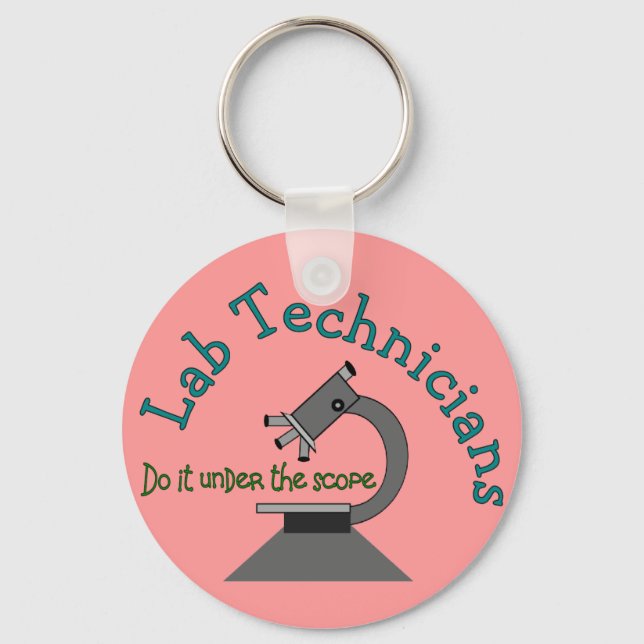 Lab Technician Key Ring (Front)