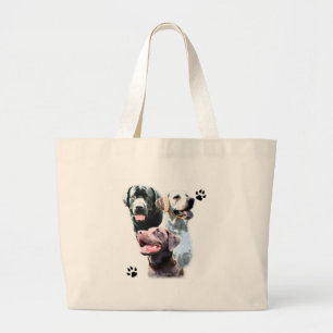 Lab Trio Large Tote Bag
