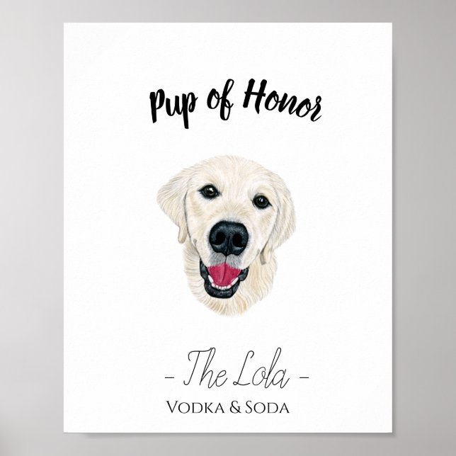 Lab Wedding Drink Sign (Front)