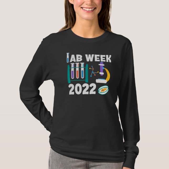 Lab Week 2022 Laboratory Tech  Technologist Fans T-Shirt (Front)