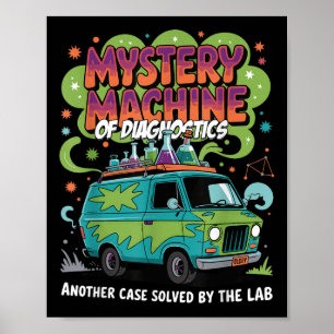Lab Week 2025 Mystery Machine Phlebotomist Poster