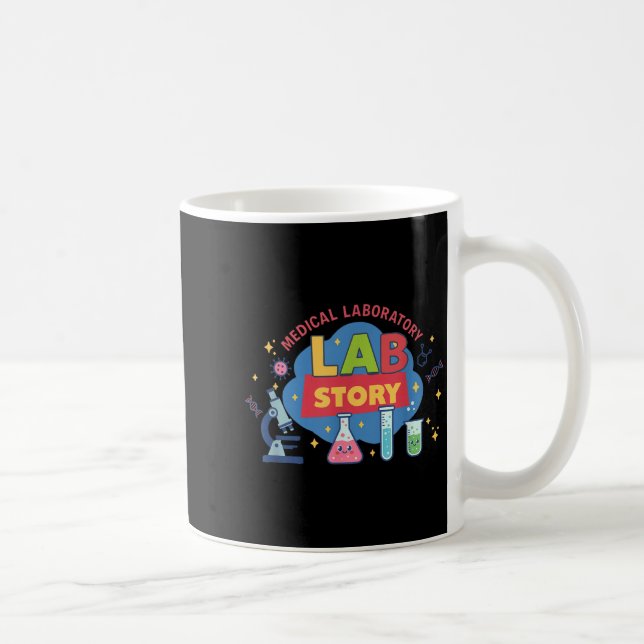 Lab week 2026 funny science medical laboratory coffee mug (Right)