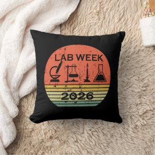 Lab Week 2026 Medical Laboratory Professionals Cushion