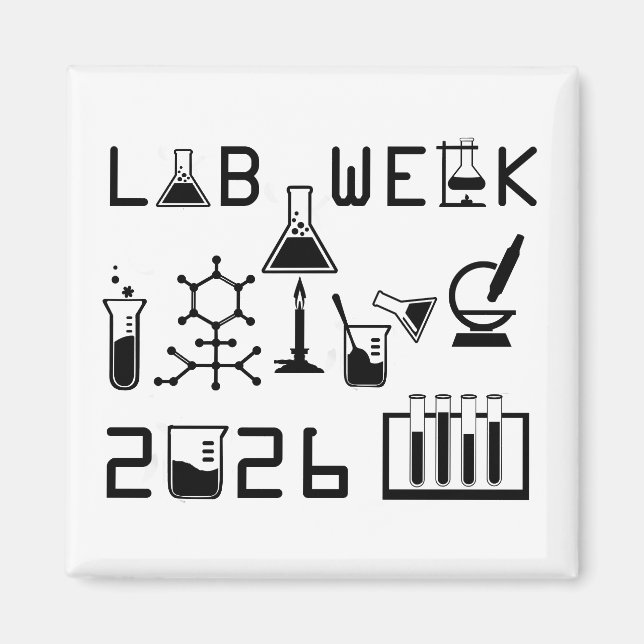 Lab Week 2026 Medical Laboratory Professionals Magnet (Front)