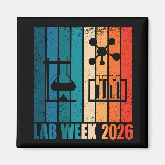 Lab Week 2026 Medical Laboratory Professionals Magnet (Front)