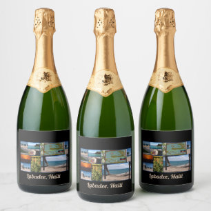 Labadee Haiti  Sparkling Wine Label