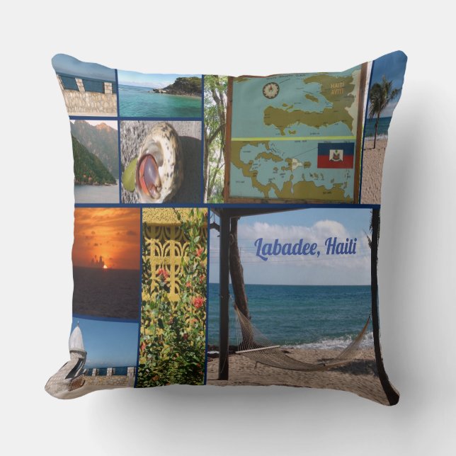 Labadee, Haiti throw pillow (Front)