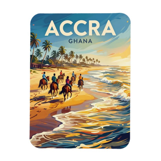 Labadi Pleasure Beach Ghana Magnet (Vertical)