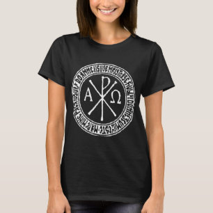 Labarum Ancient Christian Symbol Chi Rho T-Shirt