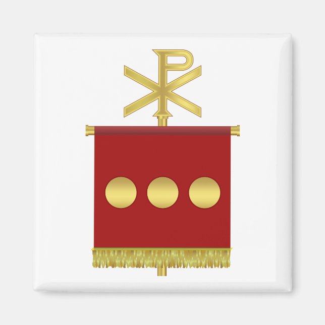 Labarum with Chi Rho Magnet (Front)