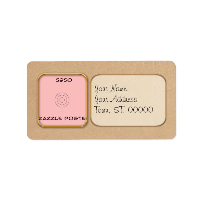Label - Address - Landscape (Front)