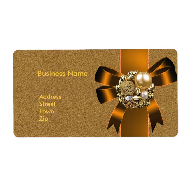 Label Business Labels Stickers large Size (Front)