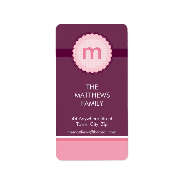 LABEL :: monogram2 1P (Front)