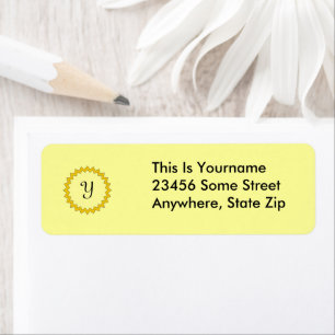 Label - return - Monogram