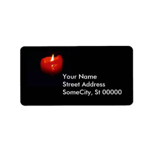 Label - return - Red Candle
