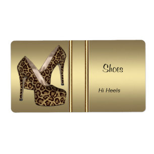 Label Shoe Box Labels Stickers Large Size