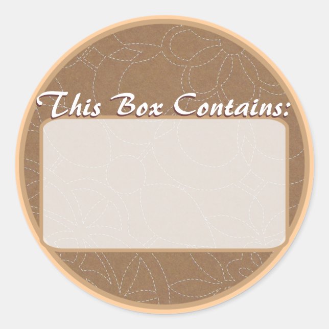 Label Stickers (Front)