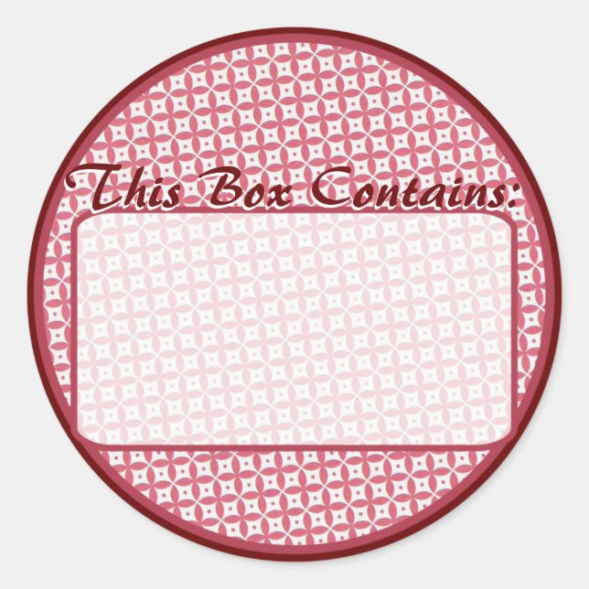 Label Stickers (Front)