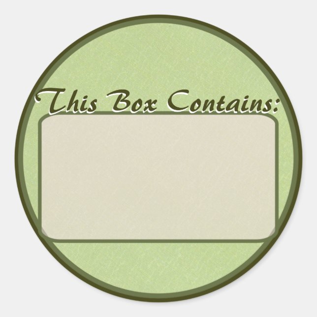 Label Stickers (Front)