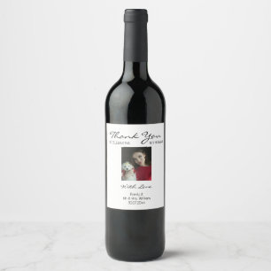 Label Thank You Set Dog Food and Beverage