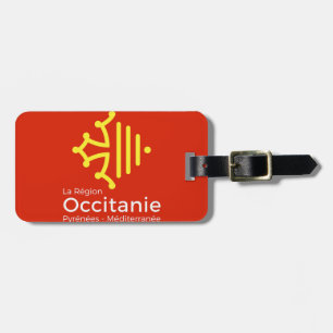 label with luggage “Occitanie " Tag