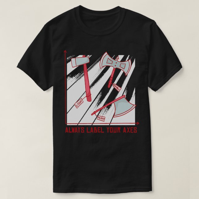 Label Your Axes T-Shirt (Design Front)