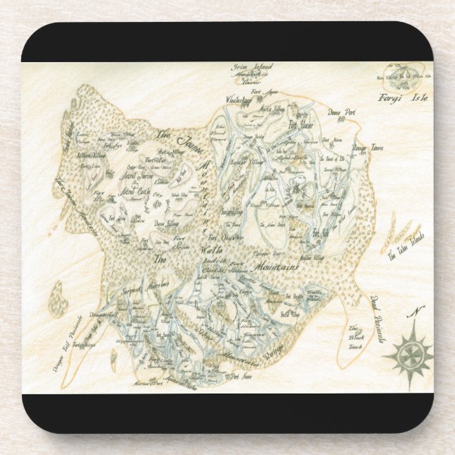 Labelled Map of Trino Coaster (Front)