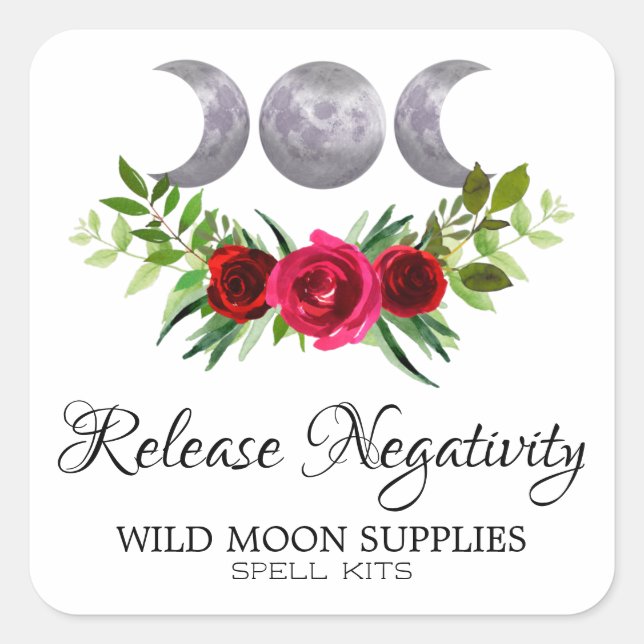 Labels For Crystal Candle Business (Front)