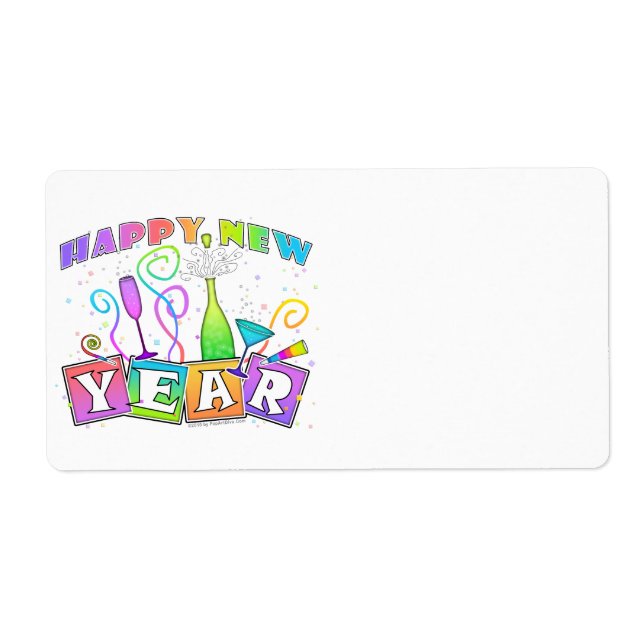 LABELS - Happy New Year Celebration (Front)