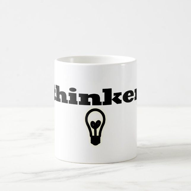 Labels: Thinker Mug (Center)
