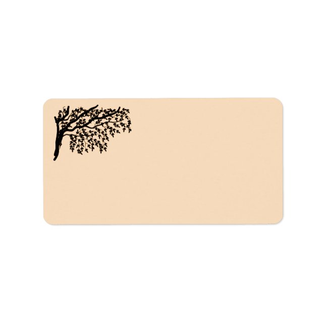 Labels - Weeping Branches (brown) (Front)
