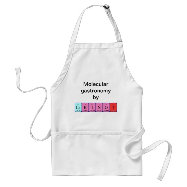 Labinot periodic table name apron (Front)
