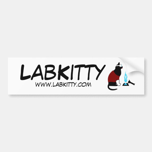 LabKitty Bumper Sticker (Front)