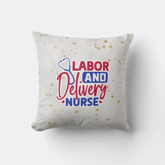 Labor and Delivery Nurse Cushion (Front)