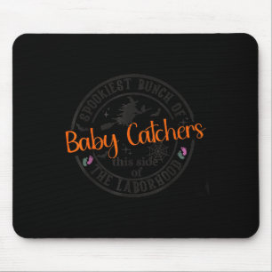 Labor And Delivery Nurse Halloween Witch Hostal Pa Mouse Pad