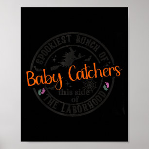 Labor And Delivery Nurse Halloween Witch Hostal Pa Poster