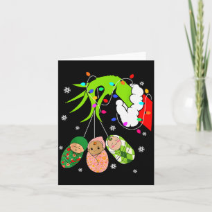 Labor And Delivery Nurse Merry Christmas Xmas Ligh Card