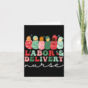 Labor And Delivery Nurse Shirt L&amp;d Nurse Chris Card