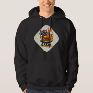 Labor Day BBQ Crew Badge Design – Holiday Grill Il Hoodie